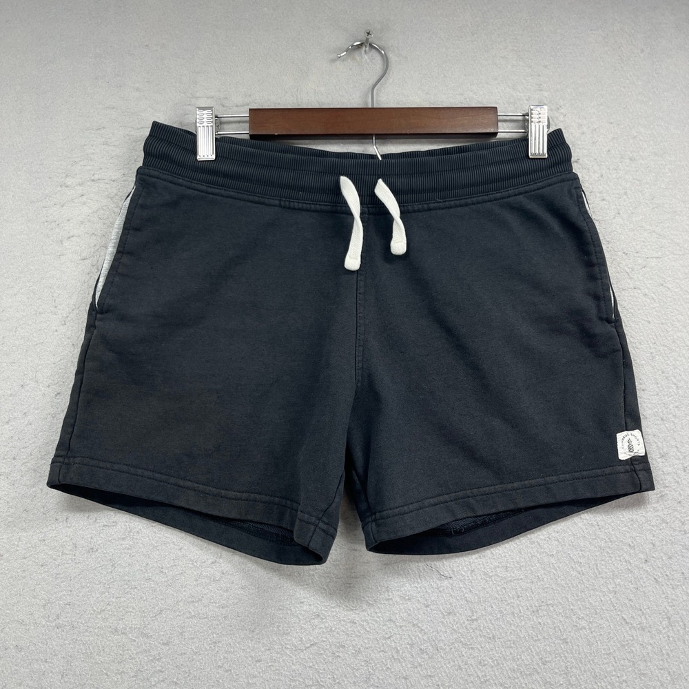 Chubbies Lounge Wear Shorts Mens Small Black 5.5 Inseam Fleece Sweat Gym Casual
